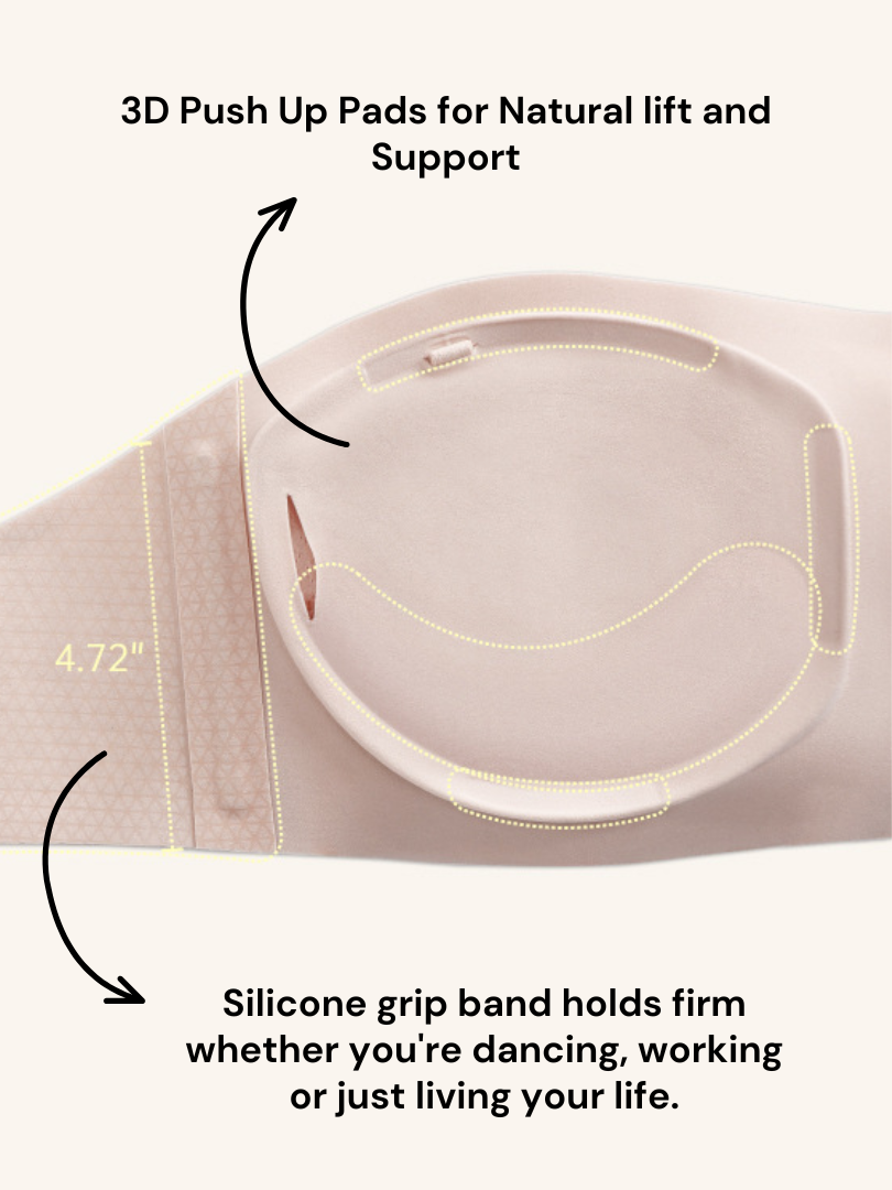THE LUNA STRAPLESS BANDEAU BRA